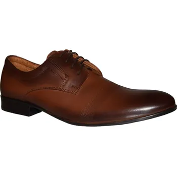 Pánské polobotky De plus pánské polobotky 345A-606 Barva: hnědá, Velikost: 46