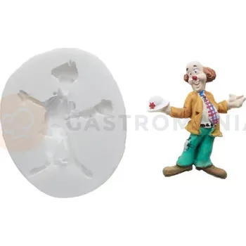 Kuchyňská sůl Silikonová forma pro cukorovou hmotu ve tvaru klauna - SLK013, 70x57 mm | SILIKOMART, SugarFlex