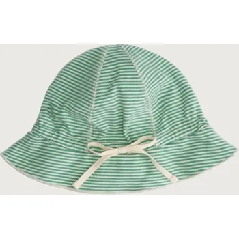 Klobouk GRAY LABEL Klobouk GOTS Bright Green - Cream Velikost: 1-2y