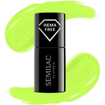 Lak na nehty Semilac - gel lak 440 Energetic Lime 7ml