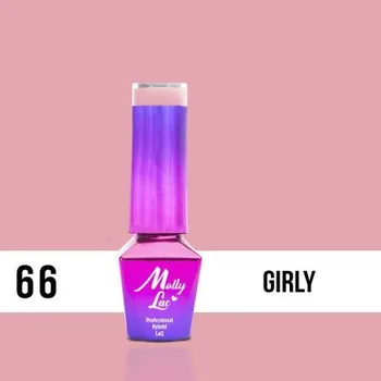 Lak na nehty 66. MOLLY LAC gél lak - Girly 5ml