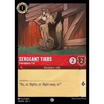 Karetní hra Sergeant Tibbs 124/204 - The First Chapter Typ karty: Foil