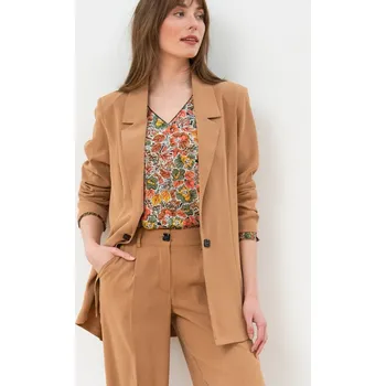Dámské sako Lehký blejzr karamelová 36
