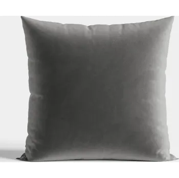 Polštář Polštář VELVI 006 antracit 40x40 cm Mybesthome Varianta: Povlak na polštář, 40x40 cm
