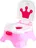 Dětská toaleta hrací trůn 43 cm, růžový