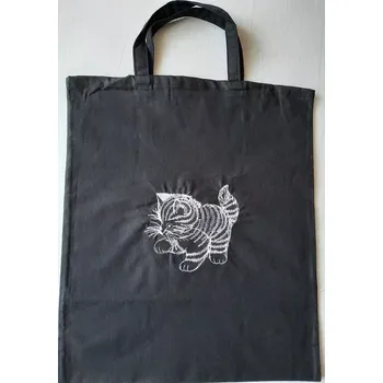 taška * tašky černá výšivka 02