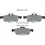 Sada brzdových destiček, kotoučová brzda TEXTAR 2505401