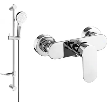 Vodovodní baterie Sprchová baterie Mexen Milo DF05 se sprchovým setem, chrom - 7134R05-00