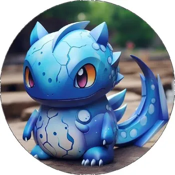 Přisada na vaření a pečení Jedlý papír Pokémoni drak 19,5cm