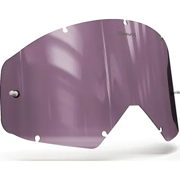 Motocyklové brýle plexi pro brýle OAKLEY PROVEN, ONYX LENSES (fialové s polarizací)