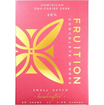 Čokoláda Fruition Tmavá čokoláda Dominican Öko Caribe 68% Mini 30 g
