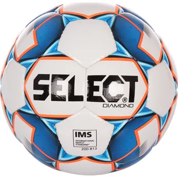 Míčový sport SELECT FB Diamond fotbalový míč - bílá - oranžová