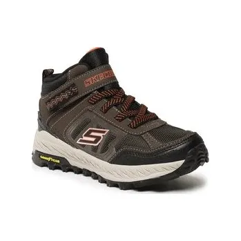 Chlapecké tenisky Sneakersy Skechers Trekor 403712L/CHBK Hnědá 28