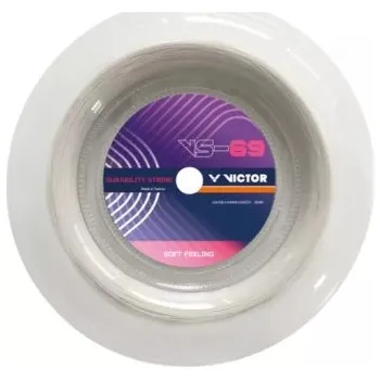 Badmintonový výplet Badmintonový výplet VICTOR VS-69 - 0,69mm 200m white