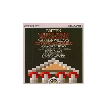 Česká hudba Britten, Williams: Houslový koncert d moll, Prostá symfonie - Akademický koncert