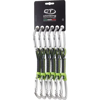 expreska Climbing Technology Lime set NY 12 cm 6 ks stříbrný