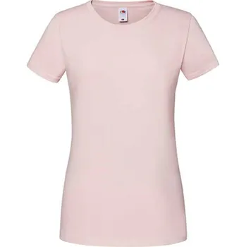 Dámské tričko Fruit of the Loom Dámské triko 61-424-0 Powder Rose M