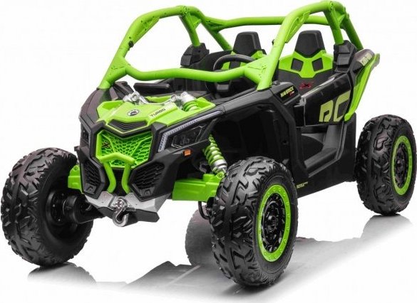 MARKSTORE DĚTSKÁ ELEKTRICKÁ BUGGY CAN-AM MAVERICK Zelená MODEL 2024 4x200w 24v Dálkové ovládání v ceně