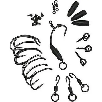 Rybářský háček Gardner Tackle Sada na montáž Ronnie Rig Kit s protihrotem 10 ks Varianta: vel. 4 (RNRK|4)