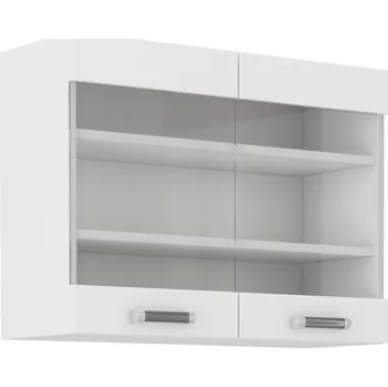 Kuchyňská skříňka LEMPERT Horní skříňka OLINA 7 prosklená (80 cm)