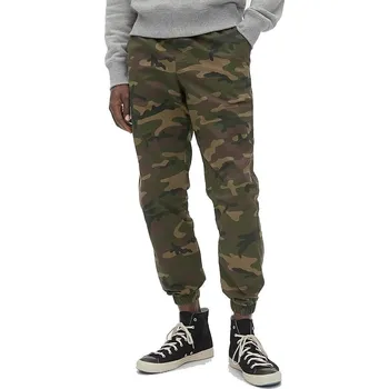 Pánské oblečení kalhoty GAP Slim Canvas Joggers GapFlex - Green Camo XL