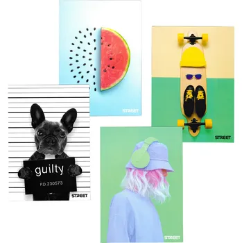 Blok Eurocom Záznamní kniha Street Young A4 96l link ,balení 6 ks 479639