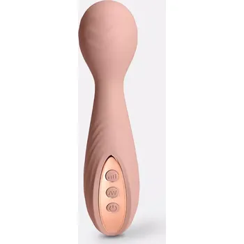 Vibrátor Cestovní masážní hlavice TonaLust Marcy s 28 módy vibrací - Béžová