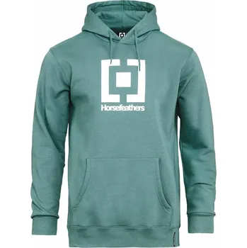 Pánská mikina HORSEFEATHERS LEADER OIL BLUE 2022 pánská mikina