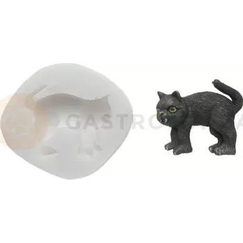 Kuchyňská sůl Silikonová forma na cukorovou hmotu ve tvaru kočky - SLK035, 58x50 mm | SILIKOMART, SugarFlex