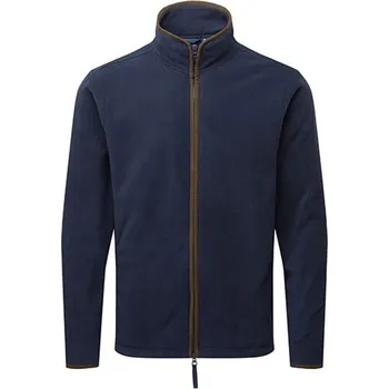 Pánská mikina Premier Workwear Artisan Pánská fleecová mikina PR823 Navy (ca. Pantone 533C)-Brown (ca. Pantone 4975C) M
