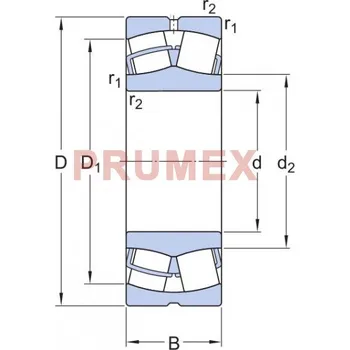 SKF 23034 CCK/C2W33 soudečkové ložisko