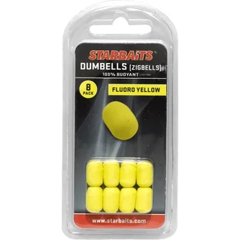 Umělá nástraha Starbaits plovoucí nástraha Dumbells Barva: Žlutá