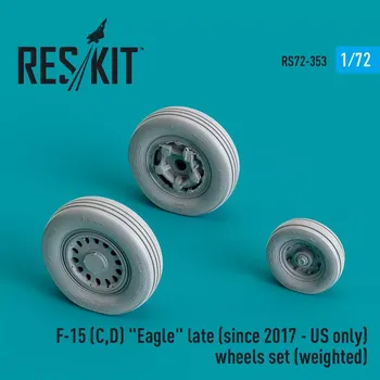 Plastikový model Reskit 1/72 F-15 C,D Eagle late - US only wheels weighted