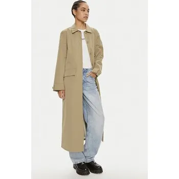 Dámský kabát Calvin Klein Jeans Kabát pro přechodné období J20J224080 Béžová Regular Fit XS