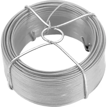 Organizace kabelů Vázací drát PVC 50 m - šedý (Vázací drát PVC, síla 1,4mm, délka 50m)