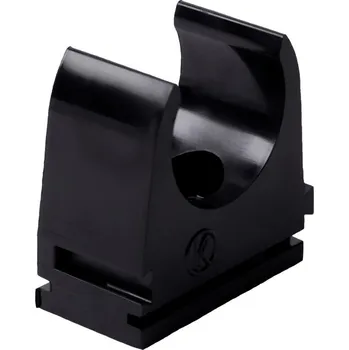 Elektroinstalační materiál Příchytka pro bezhalogenové trubky EN pr. 16 mm, černá. KOPOS 5316EHF_FB