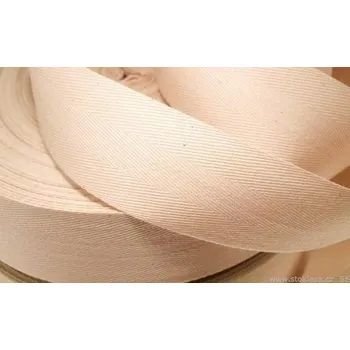 Tkaloun-keprovka šíře 50 mm balení 5m béžová