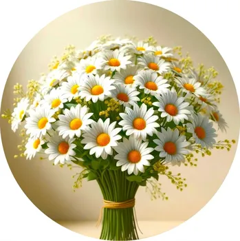 Jedlá dekorace na dort Jedlý papír kopretiny