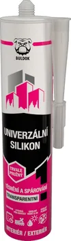Stavební silikon Buldok Univerzální silikon transparentní 280 ml