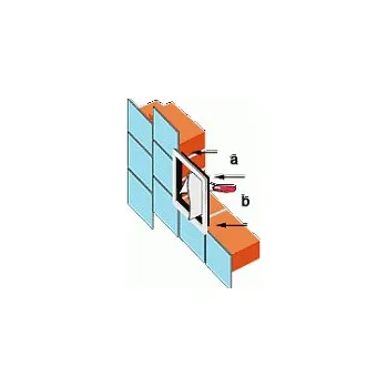 Revizní dvířka Satos Vanová dvířka D 300x300 bílá