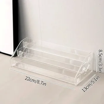 Akrylový stojan na kosmetiku a laky | organizér - 3 vrstvy - 1ks