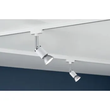 Bodové svítidlo Spot s kloubem pro kolejnice Urail-bílý