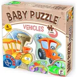 D-TOYS Baby puzzle Dopravní prostředky 4v1 (2-4 dílky)