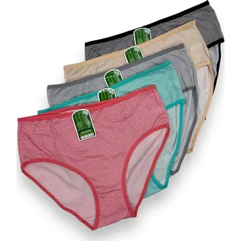 Dámské spodní prádlo TMNT Dámské nadměrné bavlněné kalhotky 3x kusy vícebarevné 05 Barva: Černá, Velikost: XL-2XL