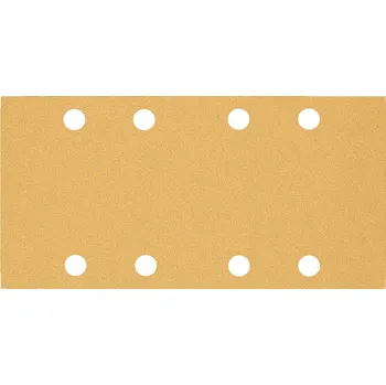 Brusný papír BOSCH Brusný papír EXPERT C470 s 8 otvory pro vibrační brusky 93 × 186 mm, G 80, 10 ks 2608900855 free_store_pickup