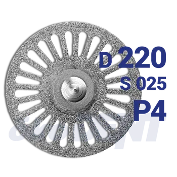 Brusný kotouč diamantový disk | modrý superflex, perforovaný P4 | do násadce | střední zrnitost | 806 104 P4S 524 220