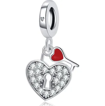 Přívěsek NUBIS® Visací stříbrný přívěsek korálek - B0051