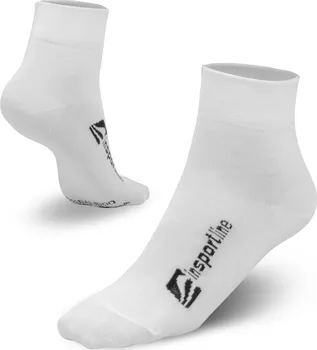 Pánské ponožky inSPORTline Bambuo Crew AG+ bílé