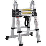 Štafle / žebřík teleskopické GA-TZ12, 1,9 / 3,8 m, hliníkové, G21