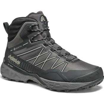 Pánská obuv Asolo Tahoe Mid GTX MM, shark grey/black/beige - Polokotníkové fastpacking boty UK8,5 / EU42,5 / 27,5cm + Doprava zdarma